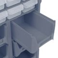 vidaXL Organizér s 39 zásuvkami 38x16x47 cm