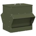 vidaXL Kŕmidlo pre kurčatá Olivovo zelená 40,5 x 45 x 41 cm 20 kg