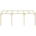 vidaXL Pergola k stene domu 6x3x2,1 m, drevo