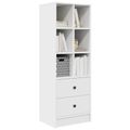 vidaXL Highboard Biela 45,5 x 34 x 127 cm