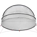 vidaXL Bazénový kopulovitý stan 405 x 405 x 192 cm PVC Priehľadná