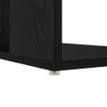 vidaXL Stôl Čierny dub Kompozitné drevo 130 x 50.5 x 75 cm