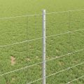 vidaXL Vonkajšie divoké oplotenie s posteľami 50 x 1 m Strieborná