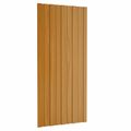 vidaXL Strešný panel 36 ks Prírodná 100 x 45 cm Pozinkovaná oceľ