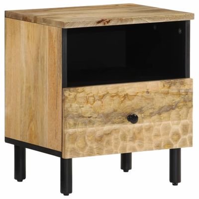vidaXL Nočný stolík 40x33x46 cm masívne mangovníkové drevo