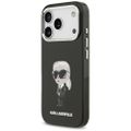 Puzdro Karl Lagerfeld pre iPhone 17 Pro 6,3" IML Aquarelle Karl & Logo MagSafe čierna