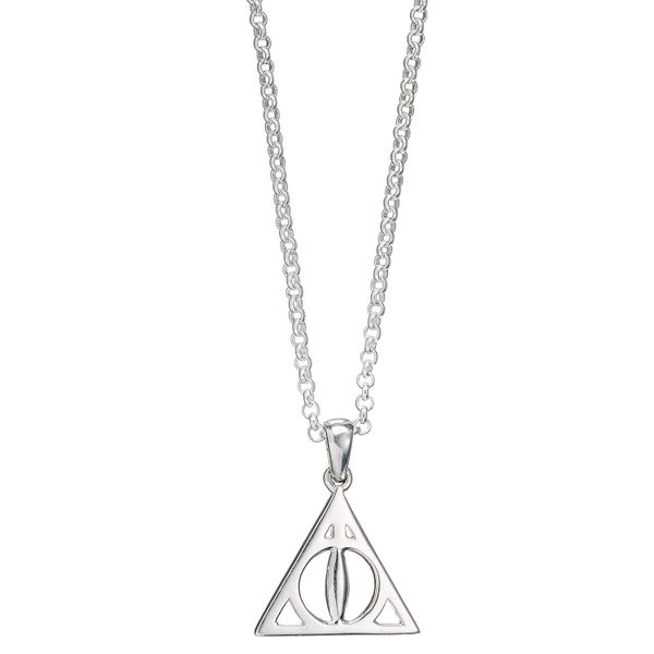 Strieborný náhrdelník Harry Potter - Relikvie smrti (Ag 925)