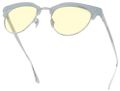 GUNNAR kancelářske/herní brýle CALIFORNIA DREAMIN' BEACH BLUE * jantárová skla * BLF 65 * GUNNAR focus Brýle, herní, stríbrné obroucky, jantarová skla