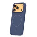 Tenké silikónové puzdro Mag pre iPhone 17 Pro Max 6,9" / 18 Pro Max 6,9" tmavomodré