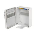 Rozvádzač FlatBOX 5810 IP65, 10mod., na omietku, priehľ. dvere, 270x220x120mm