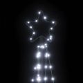 vidaXL LED vianočný stromček 339 LED studená biela 182 cm