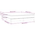 vidaXL Boxspring posteľ s matracom sivá 180x200 cm umelá koža