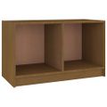 vidaXL TV skrinka medovo-hnedá 70x33x42 cm masívne borovicové drevo