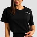 Dámske tričko Cropped Limitless Black - GymBeam, veľkosť XL, veľkosť oblečenia XL