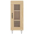 vidaXL Vysoká skrinka dub sonoma 34,5x34x180 cm spracované drevo