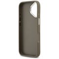 Guess Grained Big 4G Classic Logo puzdro pre iPhone 17 hnedá