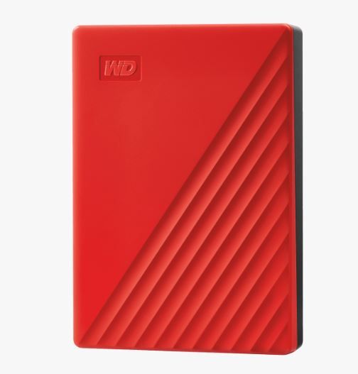 WD My Passport/4TB/HDD/Externý/2.5''/Červená/3R