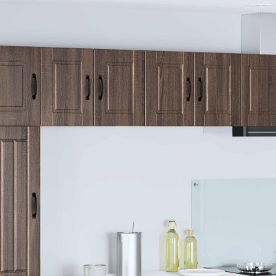 vidaXL Nástenná skrinka PORTO 2 pcs Hnedý dub 60 x 31 x 40 cm