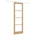 vidaXL Posuvné dvere ORKDAL 78 x 232 cm Prírodná