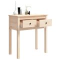 vidaXL Konzolový stolík 70x35x75 cm masívne borovicové drevo