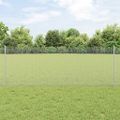 vidaXL Hexagonálny plot s stĺpom 100 x 0,8 m Pozinkovaná oceľ