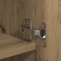 vidaXL Highboard Remeselný dub 70 x 42,5 x 185 cm