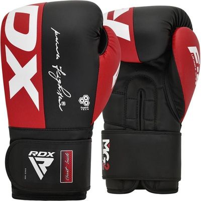 Boxerské rukavice F4 HOOK & LOOP Red - RDX, veľkosť 16 OZ