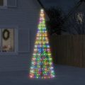 vidaXL LED vianočný stromček 550 LED farebné 300 cm