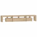 vidaXL TV skrinka s LED svetlami dub sonoma 230 x 36,5 x 40 cm