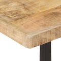 vidaXL Bistro stolík 60x60x76 cm surové mangovníkové drevo