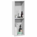 vidaXL Sprchový výklenok Biela 60 x 20 x 9,5 cm Nehrdzavejúca oceľ