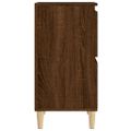 vidaXL Komody 3 ks hnedý dub 60x35x70 cm kompozitné drevo