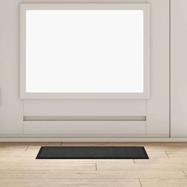 vidaXL Rohož Antracit 60 x 40 x 1.2 cm Teddy látka