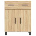 vidaXL Vysoká skrinka dub sonoma 69,5x34x180 cm spracované drevo