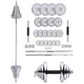 Činkový set v kufri HMS STC50 2x25 kg, chróm