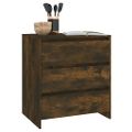 vidaXL Komoda hnedý dub 70x40x73,5 cm drevotrieska