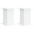 vidaXL Stojan na rastliny 2 ks Biela 30,5 x 30 x 43 cm