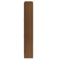 vidaXL Botník hnedý dub 59x17x108 cm spracované drevo