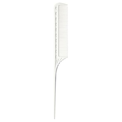 Tupírovací hrebeň so špičkou Y.S. PARK Tail comb YS-101 - biely