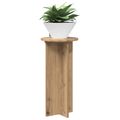vidaXL Stojan na rastliny 2 ks Dub artisan 29,5 x 29,5 x 60 cm