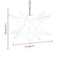 vidaXL Vianočné svetlo s LED 10 ks, biele 10 cm