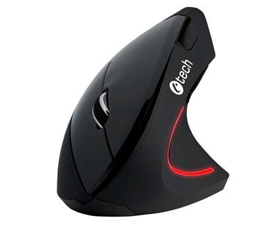 Myš C-TECH VEM-09C, vertikálna, 6 tlačidiel, 1,5m,