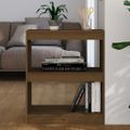 vidaXL Knižnica/deliaca stena medová 60x35x71,5 cm masívna borovica