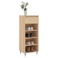 vidaXL Botník dub sonoma 40x36x105 cm spracované drevo