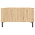 vidaXL Konferenčný stolík, dub sonoma 90x60x35 cm, kompozitné drevo