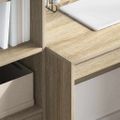 vidaXL Stôl Sonoma dub 100 x 50 x 76 cm