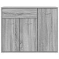 vidaXL Komoda sivý dub sonoma 88x30x70 cm spracované drevo