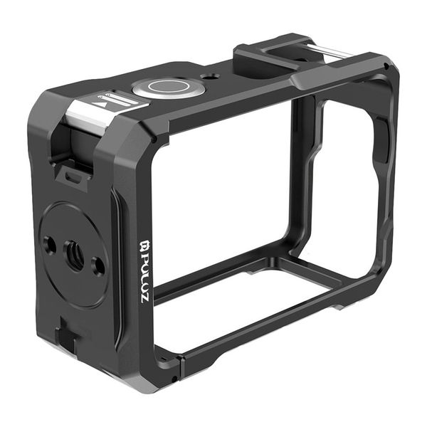 Kovové ochranné puzdro s držiakom Puluz na studenú päticu pre DJI Osmo Action 6