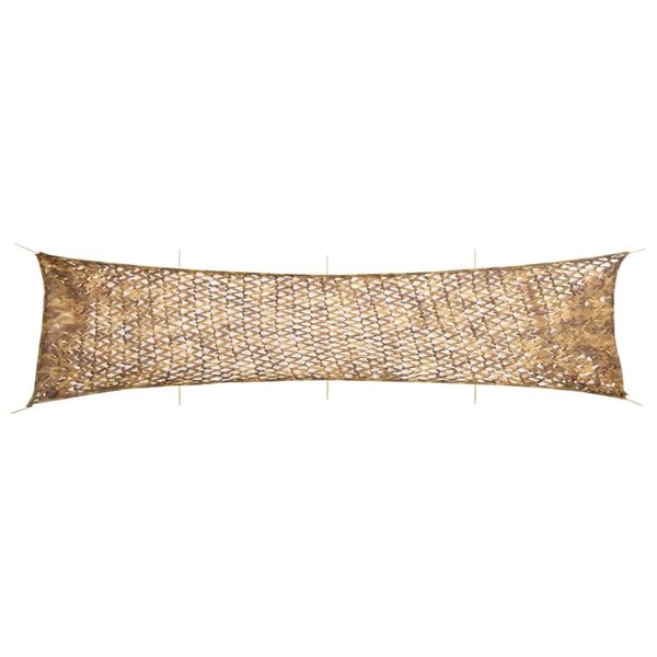 vidaXL Maskovacia sieť s úložným vreckom 809x207 cm piesková