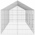 vidaXL Klietka pre králiky Strieborná 400 x 78 x 78 cm